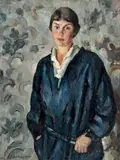 Lul Krag, Portrett av Astri Welhaven, 1915, Olje på lerret