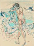 Rolf Nesch, Badende par