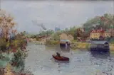 Betzy Akersloot-Berg, Fra Seinen, Olje på lerret