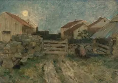 Eilif Peterssen, Fra Sele, Jæren, 1889, Olje på lerret