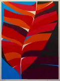 Gunnar S. Gundersen, Røde fjær, Serigrafi, lysmål