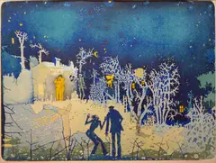 Knut Jørgensen, Godaften mitt navn er Edvard Munch, 1974, Radering, lysmål