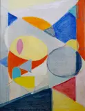Bård Brodersen, Komposisjon, 1951, Olje på lerret