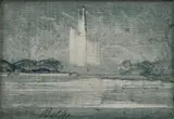 Peder Balke, Nordlys, Olje på plate