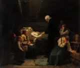 Knud Bergslien, Sognebud, 1859, Olje på lerret