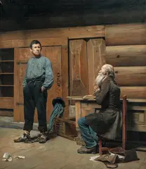Carl Sundt-Hansen, En forherdet, 1896, Olje på lerret