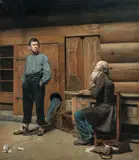 Carl Sundt-Hansen, En forherdet, 1896, Olje på lerret