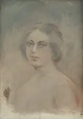 Signe Scheel, Portrett av Sigrid Undset, Olje på lerret