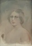 Signe Scheel, Portrett av Sigrid Undset, Olje på lerret