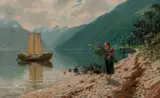 Hans Dahl, En solskinnsdag i Norge ved Balestrand i Sogn