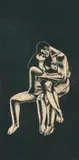 Gustav Vigeland, Mann og kvinne, variant av Mann og kvinne under et tre, Tresnitt, lysmål