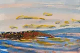 Frans Widerberg, Vannet, øy, skyer