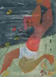 Rolf Nesch, Sankt Sebastian Fragment, Fargemetalltrykk