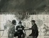 Christian Krohg, Utenfor Engebret Café