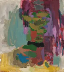 Thore Heramb, Komposisjon, 1969, Olje på lerret