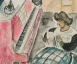 Johannes Rian, Kvinne ved piano