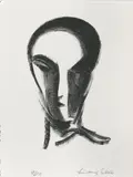 Ludvig Eikaas, Kvinnehode, Litografi