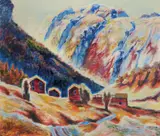 Karl Høgberg, Vaagaasar Lom, 1932, Olje på lerret