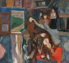 Kai Fjell, Dansen, 1942, Olje på lerret