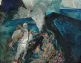 Knut Rose, Komposisjon med figurer