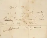 Edvard Munch, Brev fra Edvard Munch, Blekk på middels tynt gulhvitt papir