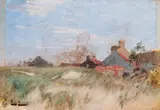 Frits Thaulow, Fra Nord-Frankrike, Olje på papir, oppklebet på plate