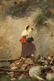 Tito Conti, Kvinne som plukker blomster