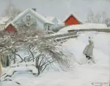 Karl Dørnberger, Fra Soon, 1906, Olje på plate