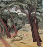 Rudolph Thygesen, Trær 1927*, Olje på lerret