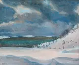 Karl Erik Harr, Vinter, Olje på lerret