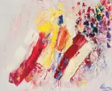 Jakob Weidemann, Komposisjon, 1967, Olje på lerret