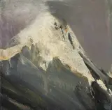 Ørnulf Opdahl, Light over the Mountain, Olje på lerret