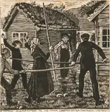 Nikolai Astrup, Tussingen jages