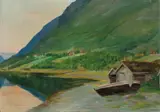 Johannes Grimelund, Fra Ørstenvik, 1894, Olje på lerret