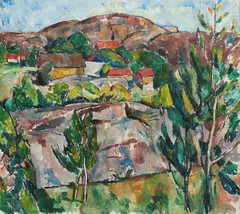 Per Deberitz, Landskap, 1913, Olje på lerret