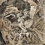 Nikolai Astrup, St Hansbål, Tresnitt