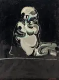 Ryszard Warsinski, Figur, Olje på lerret
