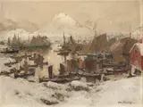 Otto Sinding, Fiskehavn i Lofoten