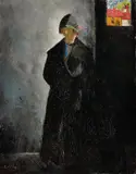 Per Krohg, Clair obscur, 1912, Olje på plate