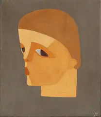 Charlotte Wankel, Guttehode Putten, 1930, Olje på lerret