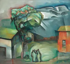 Alfred Hagn, Inntrykk fra Nordmøre, Olje på lerret