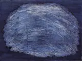 Anna-Eva Bergman, Komposisjon, 1960, Akryl og metallfolie på lerret