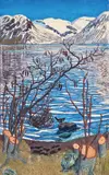 Nikolai Astrup, Fugl på sten