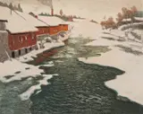 Frits Thaulow, Vinter i Norge, Fargeradering, lysmål