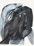 Inger Sitter, Komposisjon, 1979, Collage på papir, lysmål