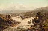 Johan Fredrik Eckersberg, Fjellandskap med fossestryk 18 ?