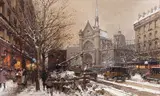 Eugène Galien-Laloue, Kirken Saint Laurent i Paris