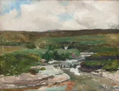 Kitty Lange Kielland, Torvmyr, 1906, Olje på lerret