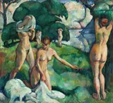 Pola Gauguin, Komposisjon, 1917, Olje på lerret