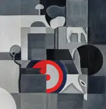 Charlotte Wankel, Esel, 1926, Olje på lerret